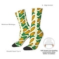 thumbnail image 4 of Daiia Corn 8 Print Crew Socks – Soft Breathable Long Socks for Men & Women, Moisture-Wicking & Comfortable Daily Wear Socks, One-Size Fits Most (US 5-11), 4 of 6