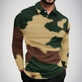 thumbnail image 1 of Blusa y camisa de manga larga con cuello vuelto para hombre, jersey de solapa, manga corta, deportiva, de manga corta, blusa de poliéster para hombre, 1 of 5