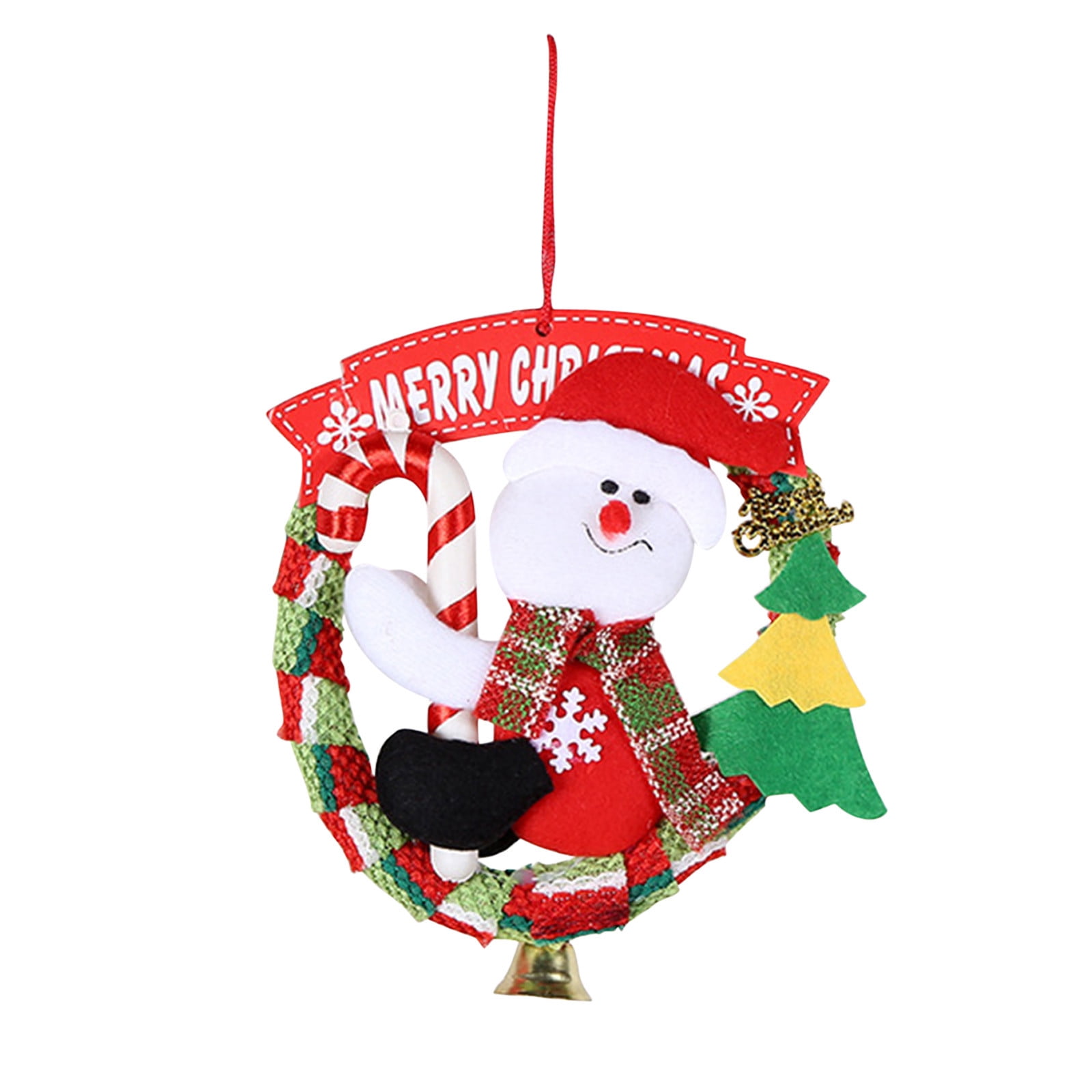 Details about   Christmas Pendant New Decorations Three-dimensional Non-Woven Santa Claus 