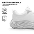 thumbnail image 4 of Zapatillas para caminar para mujer NORTIV 8 Talla 9 Blancas Antideslizantes, 4 of 9
