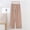 Khaki plus size wide leg pants for women a1, variant on Cagogo Womens Plus Size Wide Leg Elastic Waist Drawstring Flowy Casual Loose Long Pants Trousers with Pockets Summer Beach Work Lounge, Purple 5XL