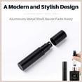thumbnail image 5 of Portable Mini Refillable Perfume Atomizer Bottle Empty Pocket Size Cologne Sprayer for Travel 5ml (Y-Champagne Gold), 5 of 5