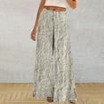 thumbnail image 6 of QATAINLAV Wide Leg Pants for Women Fashion Floral Print Boho Beach Pants Casual High Waisted Flowy Lounge Palazzo Trousers Multicolor XXL, 6 of 7