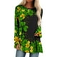 thumbnail image 1 of Camiseta holgada de manga larga con cuello redondo y estampado del Día de San Patricio a la moda para mujer Fridja  czfsfas262, 1 of 5