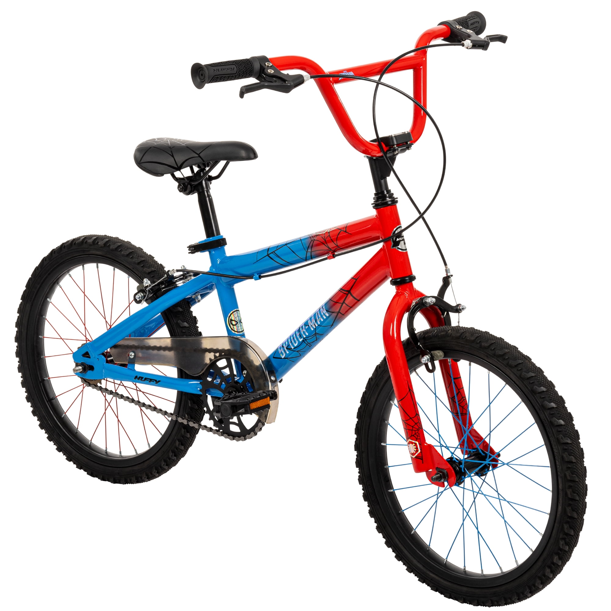 Huffy 18-inch Marvel Spiderman Bike for Boys, Red and Blue