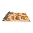 thumbnail image 2 of Ahgly Company Indoor Rectangle Abstract Orange Modern Area Rugs, 8' x 12', 2 of 4
