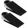 thumbnail image 1 of Butée de Porte Cale 2 Pcs Grande Usagée Maison Antidérapante Butée de Porte en Caoutchouc Robuste (2 Pack Caoutchouc), 1 of 5