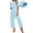 A-Blue, variant on UVN Pajamas for Women Short Sleeve Tops and Capri Pants Casual Womens Pajamas Sets with Pocket