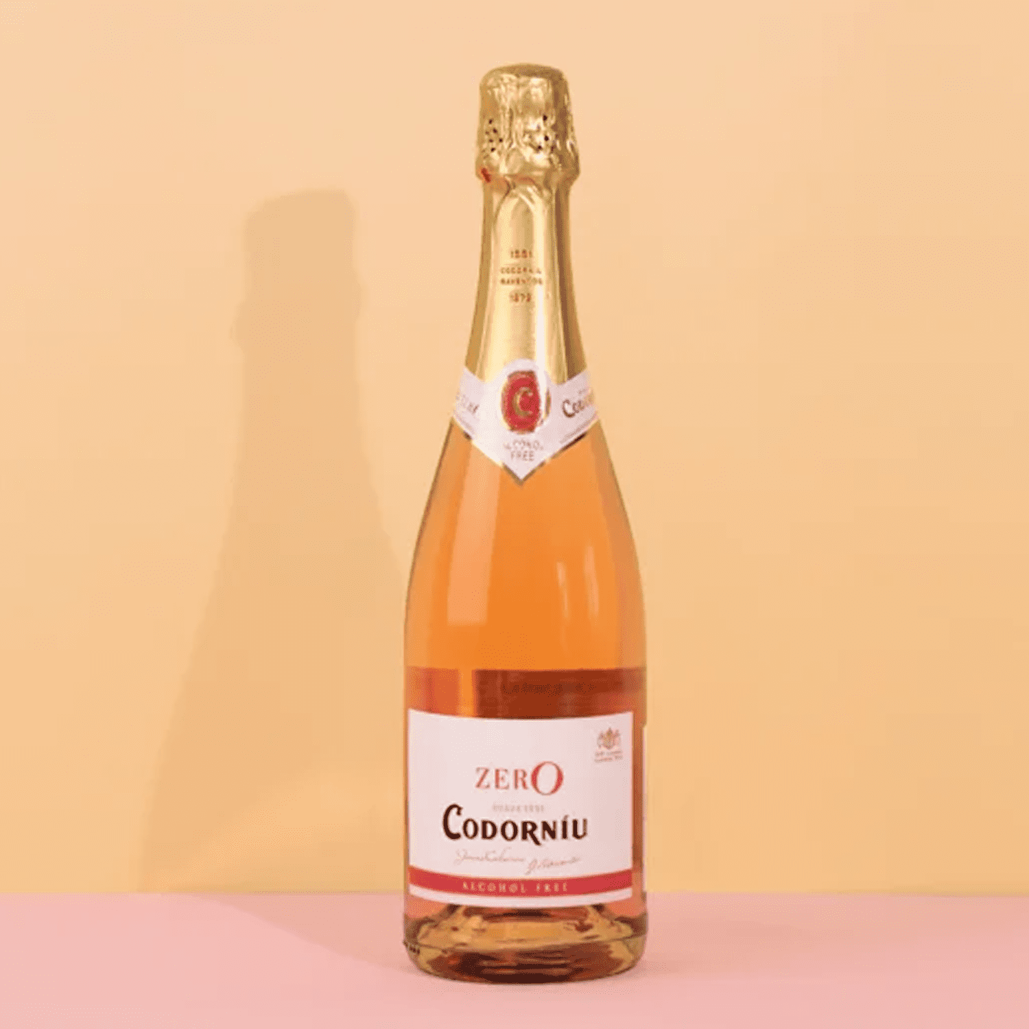 Codorníu Zero Rosé Premium Non-Alcoholic Sparkling Wine Dealcoholized Champagne 750ml&nbsp;