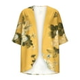 thumbnail image 5 of VEKDONE Women's Kimono Swimsuit Coverups Summer Beach Casual Loose Cardigans for Swimwear Fashoin Floral Print Lightweight Open Front Cardigan, 5 of 5
