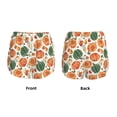 thumbnail image 3 of Pofeuu Autumn Pumpkins Print Women's Athletic Shorts Running Workout Shorts Tummy Control Quick Dry Gym Shorts with Pockets Double layer sports shorts-Small, 3 of 7