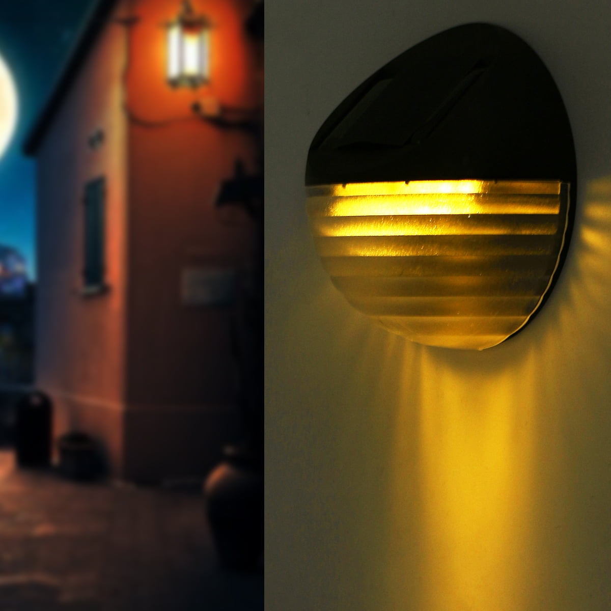 modern outdoor solar wall lights