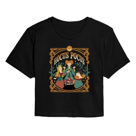 Hocus Pocus - Witches Nouveau - Juniors Cropped Graphic T-Shirt