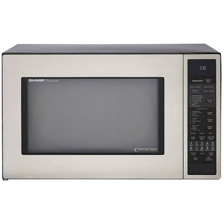 Sharp R930CS Carousel Countertop Convection + Microwave Oven 1.5 cu. ft. 900W Stainless Steel