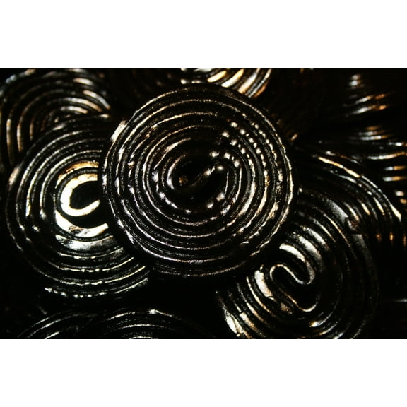 BAYSIDE CANDY LICORICE WHEELS, 1LB