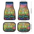 thumbnail image 2 of Rick And Morty 4 Pcs Car Floor Mats Universal Fit Floor Mats Front & Rear Liners for Trucks Van SUV Auto, 2 of 8