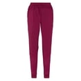 thumbnail image 5 of ACTIVE UNIFORMS Womens' Cool 4-Way Stretch Jogger Scrub Set (Burgundy, X-Small), 5 of 7