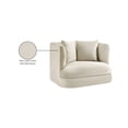 thumbnail image 2 of Meridian Furniture Alder Cream Velvet Accent Chair, 2 of 16