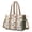 Rover Cream Dogs, variant on Teacher Tote Bag,Rover Cream Dogs Bone Teacher Utility Tote Bag,Large Work Tote Bags for Women with Multiple Pockets,Top Zipper Closure,13.8x10.6x6.7 Inch