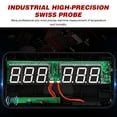 thumbnail image 2 of TFixol TASI Industrial Wall-Mounted Digital Thermometer Hygrometer TA623A with LED Display for Indoor and Greenhouse Use, Black, 2 of 6