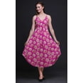 thumbnail image 3 of Bimba Robe de Plage Midi à Bretelles Imprimée Florale pour Femmes Tenue d'Été de Resort-TTTG, 3 of 5