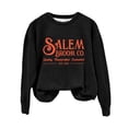 thumbnail image 4 of YVNAURA Women's 1692 They Missed one Salem Witch Trial Sweatshirt Halloween Graphic Pullover Crewneck Long Sleeve Funny Sarcastic Witch Tee for Fall Spooky Season 1 Pack, Black,L, 4 of 4
