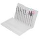 thumbnail image 4 of Juego de 10 brocas para uñas, removedor de piel muerta, pulidor de uñas, cabezal de lima para decoración de uñas, 4 of 14