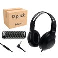 thumbnail image 1 of Eduvy Bulk Auriculares para Aula con Micrófono, Paquete Escolar de Alta Resistencia Auriculares con Cable para Estudiantes. Suministros imprescindibles para profesores desde la primaria hasta la unive, 1 of 5