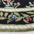 thumbnail image 4 of Safavieh Chelsea Makayla Bordered Area Rug, Black, 3' x 3' Round, 4 of 13