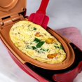 thumbnail image 2 of Omelette Pan - Portable Electric Griddle - Two Plate Omelet Pan Non-stick Coating, 2 of 5