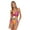 Multicolor, variant on Women's Standard Ripple Rib Plunge One Piece Swimsuit-Bathing Suits, Atmosphere