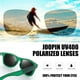 thumbnail image 3 of Gafas de sol Joopin Square Oversized Polarized UV400 Verde/Negro, 3 of 6