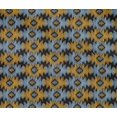 thumbnail image 4 of oneOone Tissu Flex Coton Imprimé Géométrique Ikat BTY 40 Pouces de Large, 4 of 4