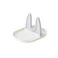 thumbnail image 1 of Injueey Soporte para tapa de olla, organización de utensilios de cocina reutilizables, cubierta para estante de espátula, palillos, utensilios de Organizadores de utensilios de cocina Blanco Gris Injueey HA065207-02, 1 of 6