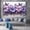 Purple, variant on Mudket Purple Flower & Butterfly with Pearl Canvas Wall Art, Floral Wall Decor, Framed Ready to Hang Botanical Artwork for Living Room Bedroom Bathroom - 12"L x 8"W
