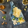thumbnail image 5 of Sea Animals Cutting Board, 2 Pairs of Penguins Facing Each Other at South Sunny Antarctica, Tempered Glass Cutting and Serving Board, Wine Bottle Shape, Purple Grey Black White, by Ambesonne, 5 of 5