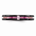 thumbnail image 4 of Edward Mirell Black Ti Pink Sapphire  Pink Anodized 4mm Band EMR159, 4 of 4