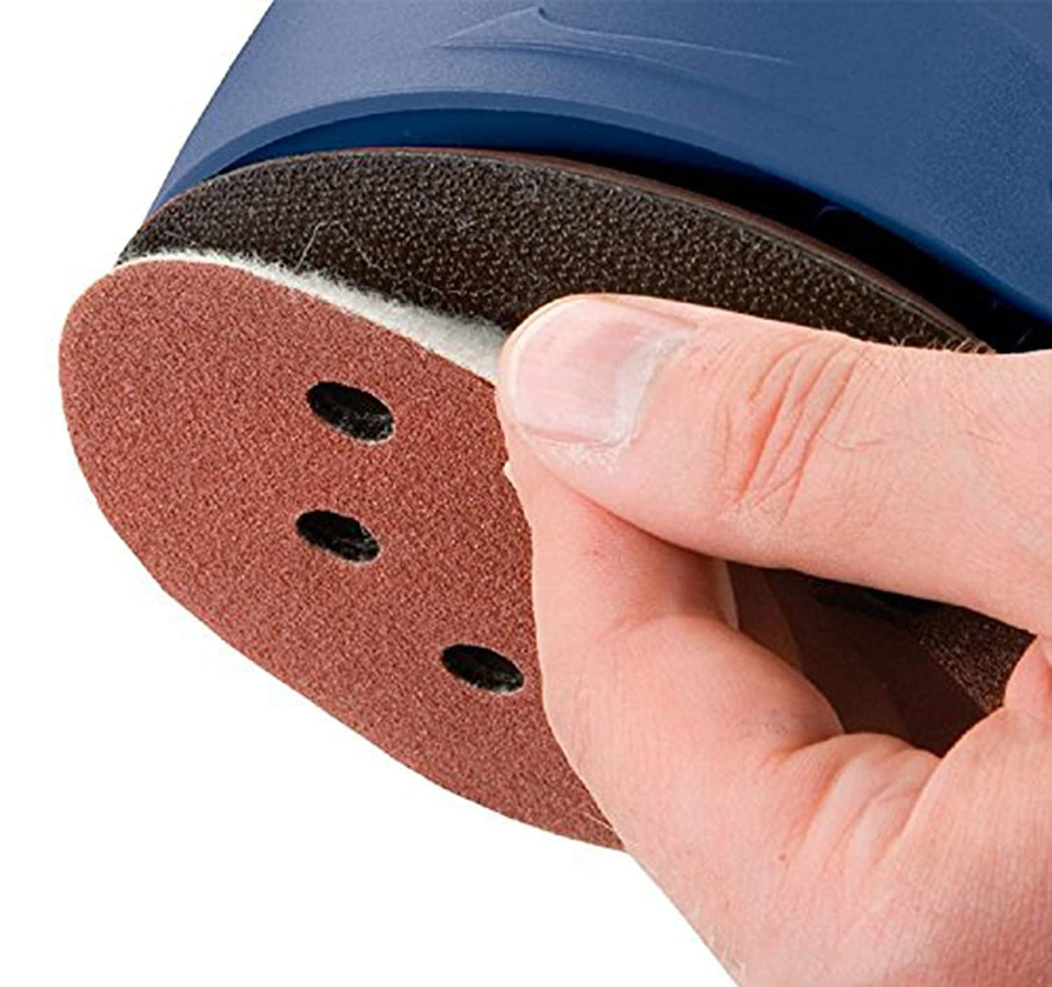 XiHAMA 12-inch PSA Sanding Discs 60 Grits NO-Hole Self Stick Adhesive Back Aluminum Oxide Sanding Discs for Orbital Sander