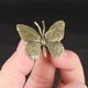 thumbnail image 3 of 2 piezas de escultura de mariposa de metal, estilo retro, estatua de mariposa de latón, decoración, modelo de mariposa, adorno, 3 of 7