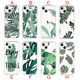 thumbnail image 2 of Funda de silicona suave con diseño de hojas hawaianas para iPhone 14, 13, 13Pro, 13Pro Max, 12, 12Pro, 12Pro Max, 11 Pro Max, XS, XR, X, 6S, 7, 8 Plus, con protección trasera., 2 of 3