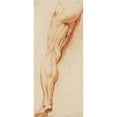 thumbnail image 3 of Willem Panneels 12x24 Black Modern Framed Museum Art Print Titled - Anatomical Study (Ecorche). a Man's Flayed Left Leg Seen from the Back (1628 - 1630), 3 of 5