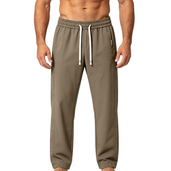 Szhihuiw Joggers for Men Quick Dry Plus Size Fashion Casual Elastic Waist Drawstring Sweatpants with Pockets