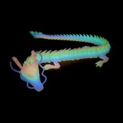 Night Light 3D Printed Dragon,17.72in,Model,Flexible Animals Toy Statue,Movable Joints,Home Office Decor,Interesting Toys for Autism/ADHD,Festival Gifts toco,Fidget Toys, Executive Desk Animals Toy