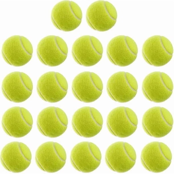 22 Pieces Of Tennis Training Balls, Tennis, Dog Tennis, Durable And Wear-resistant, For Training Ball Machine, Adults And Children. - Pw