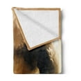 thumbnail image 2 of Industrial Soft Flannel Fleece Throw Blanket, Heavy Smoke of Industrial Chimney Pollution Contamination Environment, Cozy Plush for Indoor and Outdoor Use, 50" x 60", Pale Brown Black, by Ambesonne, 2 of 5