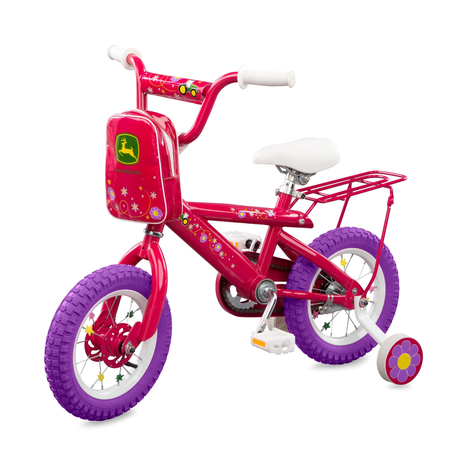 Details about   12" Kids Bike Bicycle Boys & Girls w/ Flash Training Wheels Safety Brake 2Colors 