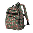 thumbnail image 2 of Football Field Green Pattern Cute School Backpack Bag for School with Padded Back and Adjustable Shoulder Straps 15.25"x11.5"x5.25", 2 of 5