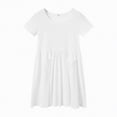 thumbnail image 6 of NOLDARES Girls Dresses Summer Short Sleeve Clothes School Outfits for Kids 2-12 Years(White,13-14 Years), 6 of 9