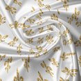 thumbnail image 7 of Ambesonne Fleur De Lis Valance & Curtain, French Floral Classic, 55"x30", Dark Yellow and White, 7 of 7