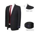 thumbnail image 3 of P&L Men's Suit 2 Pieces Slim Fit, Comfort Wedding Blazer and Pants Set, 3 of 5